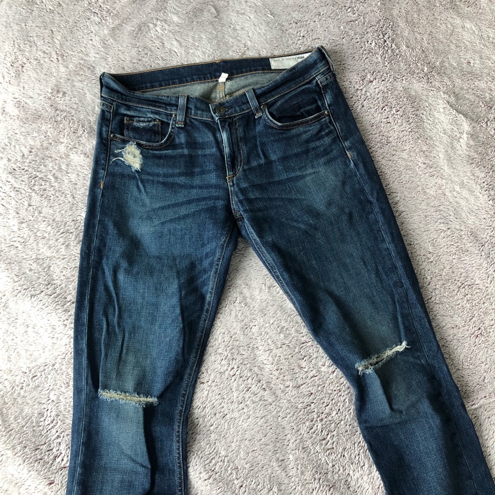 rag & bone low-rise jeans / size 27